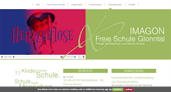 Desktop Screenshot of freie-schule-glonntal.de